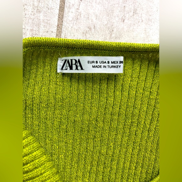 Zara Sparkly Knit Top Small - Picture 4 of 5